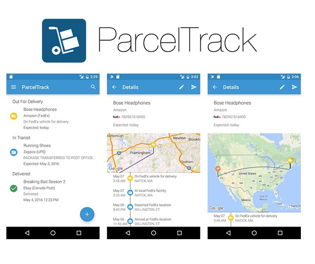 ParcelTrack Mejores app para seguimiento de paquetes en México4